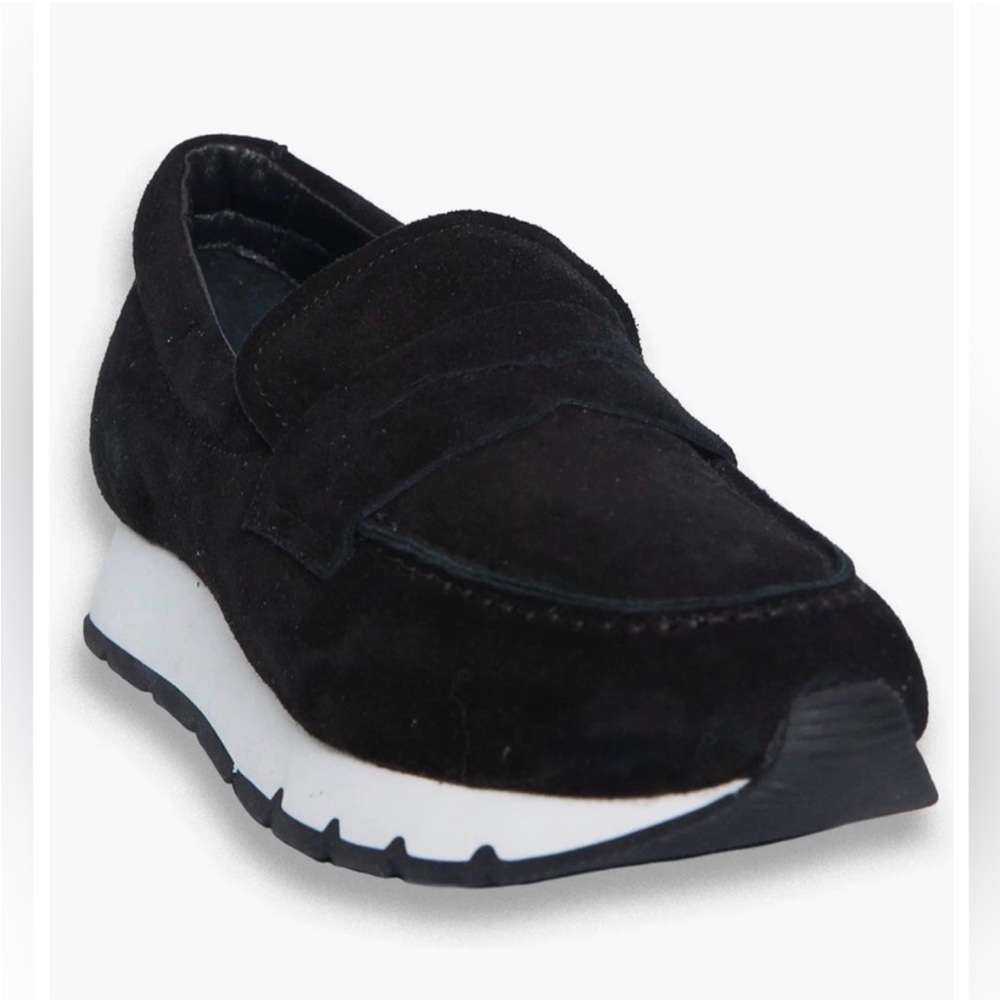 NWT VOILE BLANCHE JULIA Hybrid Loafer Sneaker in Black - Picture 2 of 15